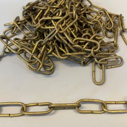 Äkta mässingskedja - liten modell 13x30 mm
