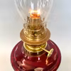 Vinröd mindre fotogenlampa 10'''