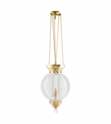 Månskensampel glasklar inkl. fotogenlampa - Karlskrona Lampfabrik