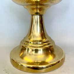 Mässingsfotogenlampa på fot 14'''