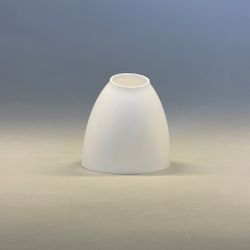 Snedskuren matt skärm 12x13 cm (hål Ø 43 mm)