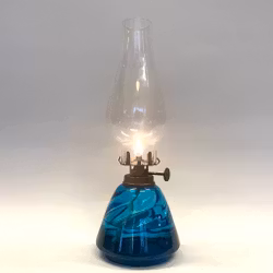 Turkos liten oljelampa med stjärnbrännare