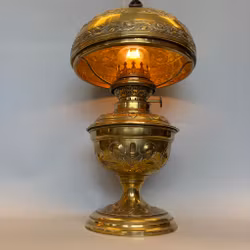 Parisienne-fotogenlampa i mässing 14'''