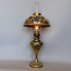 Parisienne-fotogenlampa i mässing 10'''