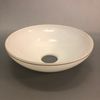 Skålskärm med guldkant 20 cm (hål Ø 42 mm)