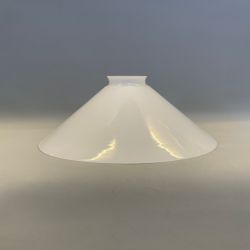 60 mm krage - Skomakarskärm opalvit 25 cm