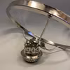 Skärmring + galleri till fotogenlampa förnicklad (Ø 33 mm - 235 mm) - Passar 10''' innerdel