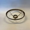 Skärmring med ring till fotogenlampa patinerad (Ø 42 mm - 190 mm) - Passar 10''' brännare