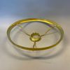 Skärmring med ring till fotogenlampa mässing (Ø 42 mm - 235 mm) - Passar 10''' brännare