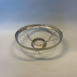 Skärmring med ring till fotogenlampa förnicklad (Ø 55 mm - 190 mm) - Passar 14''' brännare