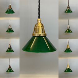 Skomakarlampa mörkgrön liten 15 cm