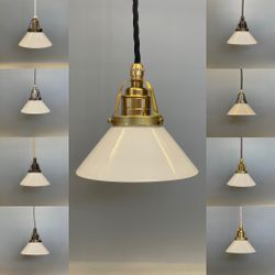 Skomakarlampa opalvit liten 15 cm