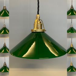 Skomakarlampa mörkgrön stor 25 cm