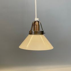 Skomakarlampa vaniljgul liten 15 cm