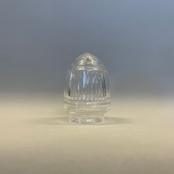 80 mm krage - Droppkupa glasklar slipad 12 cm