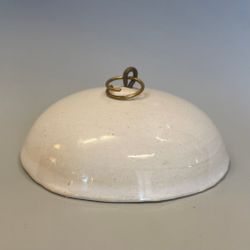 Sotskydd för fotogenlampa i porslin - hängande Ø 80 mm