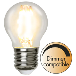 LED E27 litet klot starkare glödlampa 4,2 watt