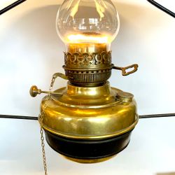 Takfotogenlampa med 30''' centraldragsbrännare och släckkedja