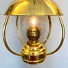 Stora trålarlampan elektrisk fotogenlampa mässing