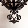 Antik svart klassisk takfotogenlampa 14'''