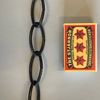 Präglad järnkedja (svart) 20x41 mm