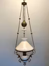 Antik takfotogenlampa från 1870-talet 14'''
