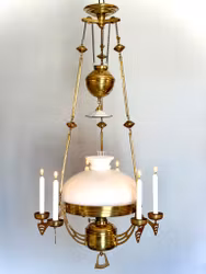 Böhlmarks modellnummer 1645 takfotogenlampa 20'''