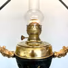 Takfotogenlampa i svart/guld och mässing 20'''