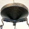 Riktigt stor takfotogenlampa i svart hamrat järn 20'''