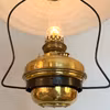 Takfotogenlampa i plåt och mässing 14'''