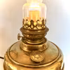 Takfotogenlampa i plåt och mässing 14'''