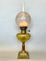 Häftig bordsfotogenlampa med klotkupa 20'''