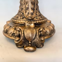Stilig bordsfotogenlampa med rosa tulpankupa 14'''