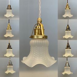 Tulpanlampa frostad 14 cm