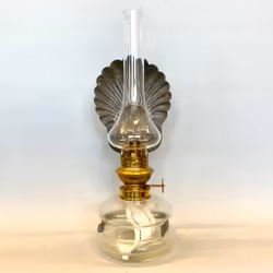 Väggfotogenlampa med snäckreflektor 8'''