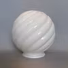 80 mm krage - Klotkupa virvel opalvit 15 cm