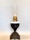 Bordsfotogenlampa i korgmodell på fot 14'''