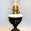 Bordsfotogenlampa i korgmodell på fot 14'''