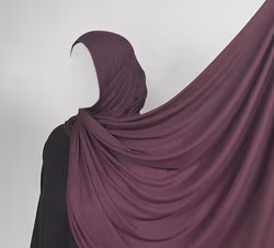 –TÄCKA– | Vinröd Premiumhijab i Jersey