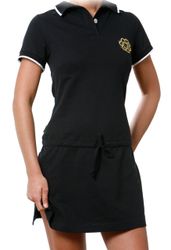 Black polo dress with string – junior size