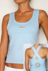 MALLORCA Light blue top with integrated bra