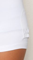 HELSINKI white short tights with ball pocket