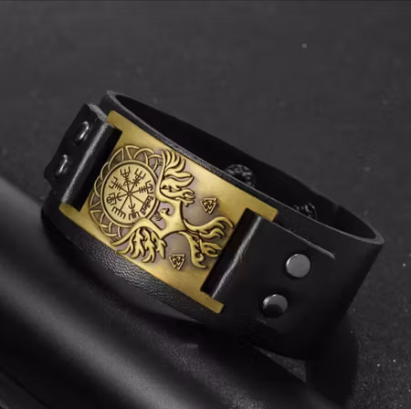 Armband viking pirat kompass fågel Fenix
