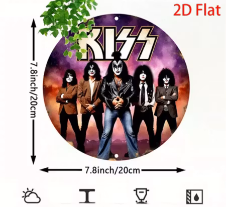 Skylt Kizz aluminium