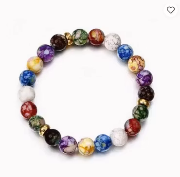 Chakra reiki healing sten armband