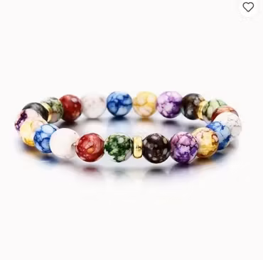 Chakra reiki healing sten armband