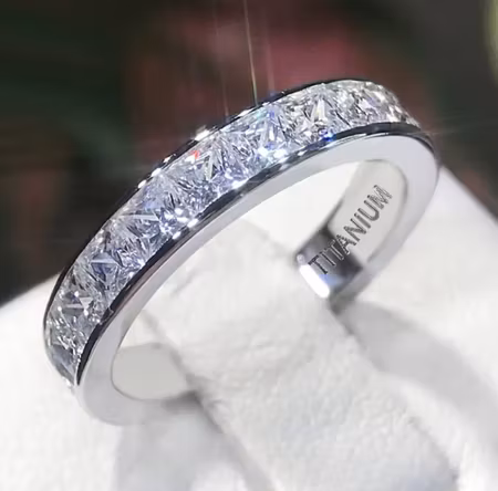 Ring titan zirkonia