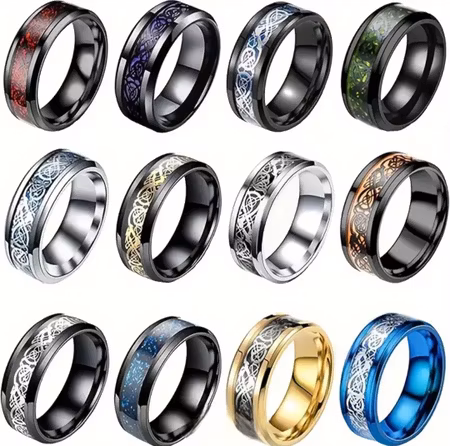 Ring keltisk drakform