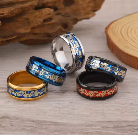 Ring drakmönster