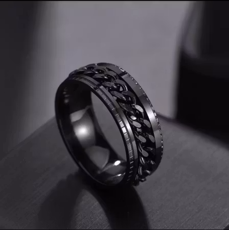 Ring kedja svart